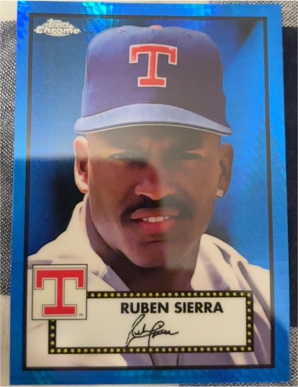 2021 Topps Chrome Platinum Anniversary #567 Ruben Sierra — front