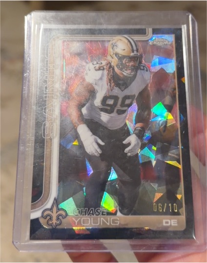 2025 Topps Chrome #220 Chase Young — front