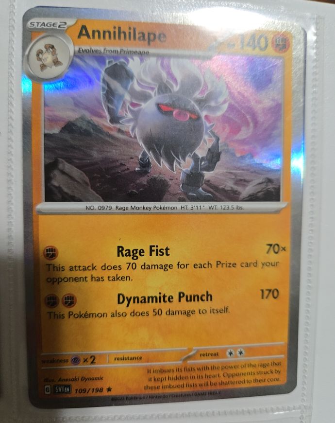 2023 Pokémon Scarlet & Violet #109 Annihilape — front