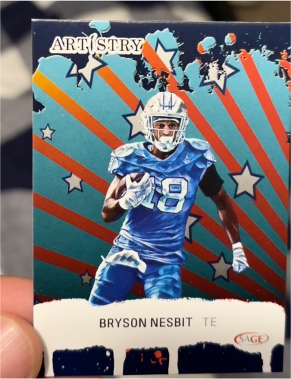 2025 SAGE Artistry #20 Bryson Nesbit — front