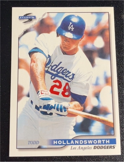 1996 Score #112 Todd Hollandsworth — front
