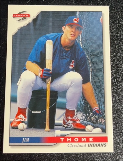 1996 Score #6 Jim Thome — front