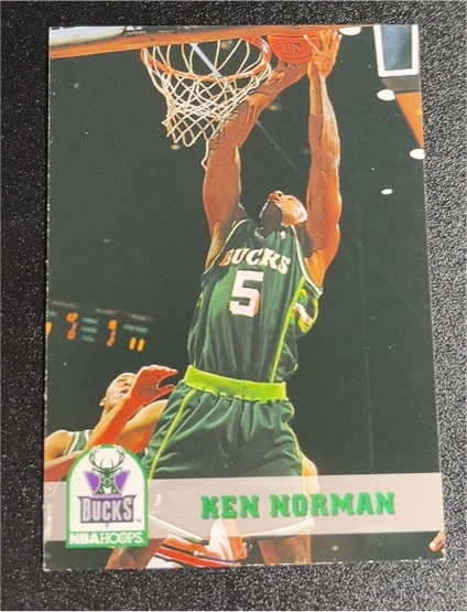 1993-94 NBA Hoops #364 Ken Norman — front