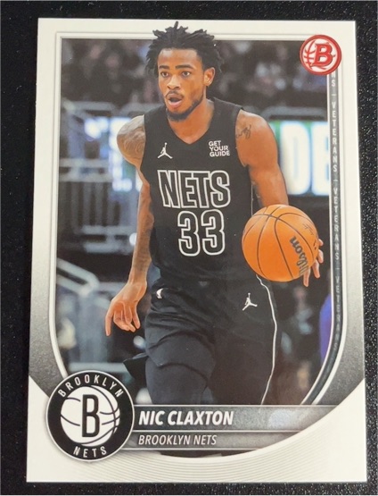 2025-26 Topps Bowman #150 Nic Claxton — front