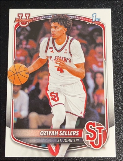 2025 Bowman Paper Prospects #BPP-87 Oziyah Sellers — front