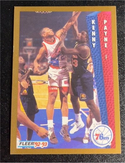 1992-93 Fleer #407 Kenny Payne — front