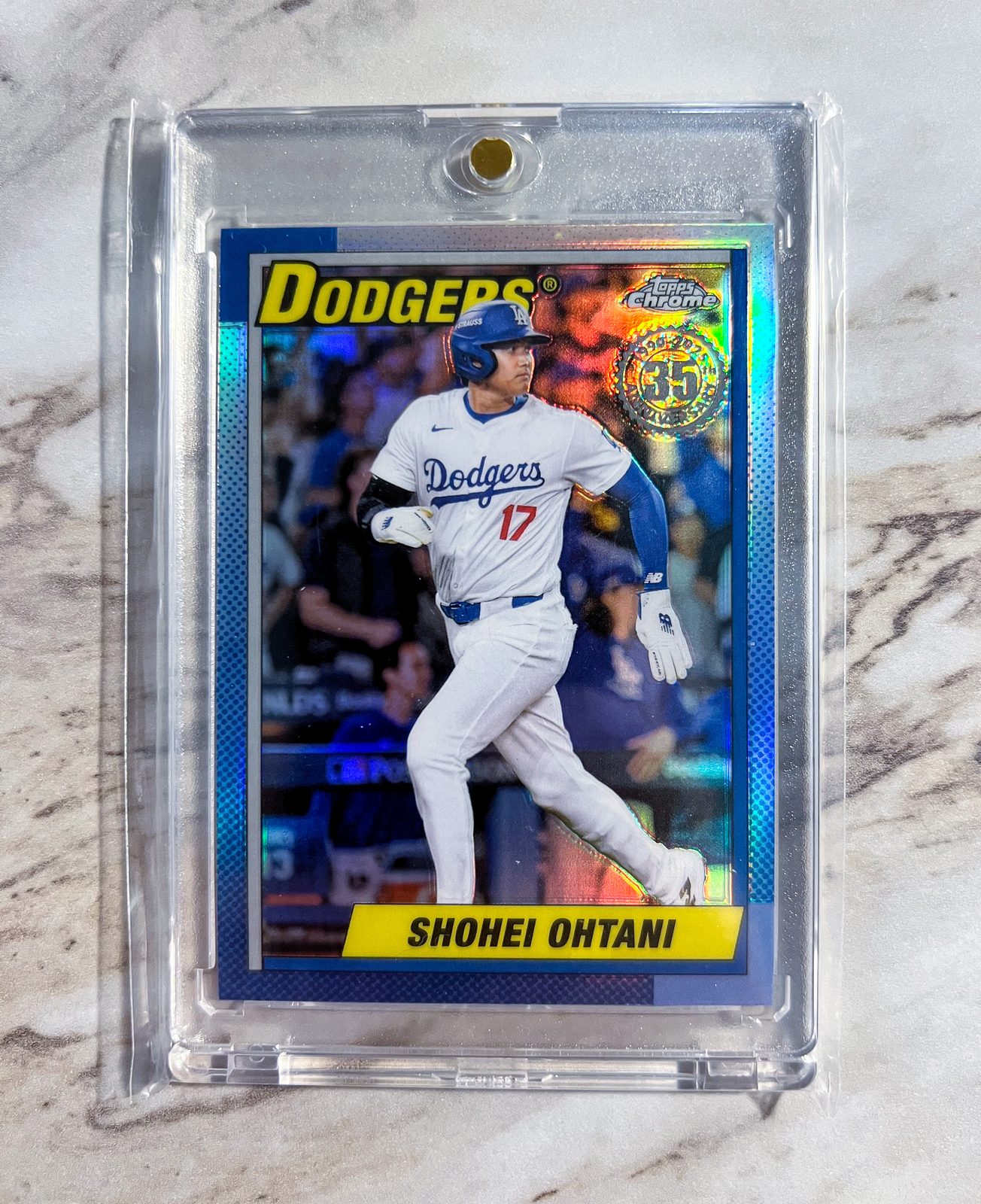 2025 Topps Chrome #90CB-7 Shohei Ohtani — front