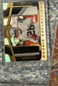 2023 Panini Rookie Reflections Josh Jacobs — front