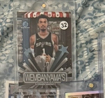 2025 Bowman Chrome #32 Victor Wembanyama — front