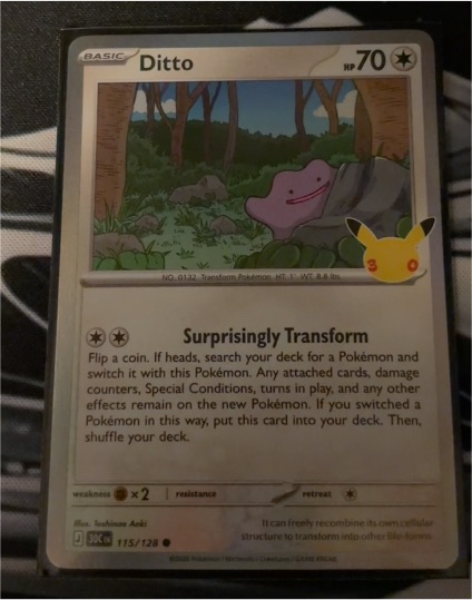 2026 Pokemon 30th Anniversary Celebrations #115 Ditto — front