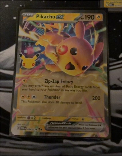 2023 Pokémon 30th Celebration #054 Pikachu ex — front