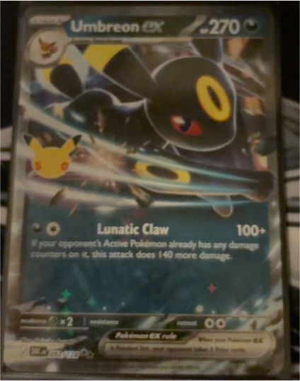 2022 Pokémon TCG 30th Celebration #092 Umbreon ex — front