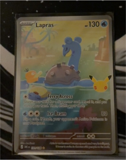 2026 Pokémon 30th Celebration #131 Lapras — front