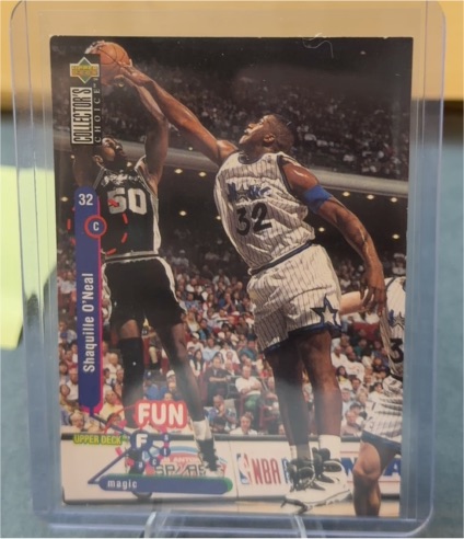 1995 Upper Deck Collector's Choice #32 Shaquille O'Neal — front