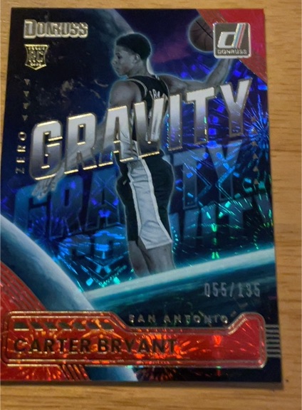 2025 Donruss #3 Carter Bryant Zero Gravity — front