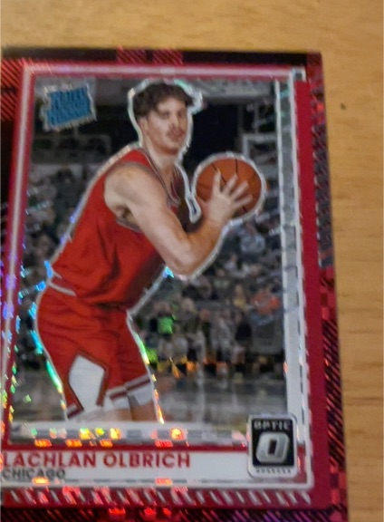 2025-26 Donruss Optic #40 Lachlan Olbrich — front