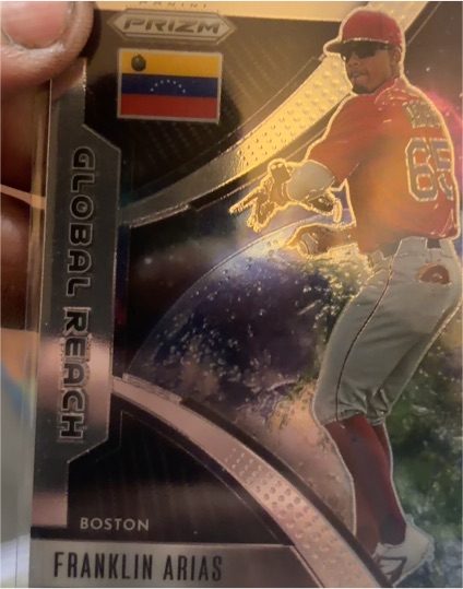 2026 Panini Prizm #22 Franklin Arias Global Reach — front