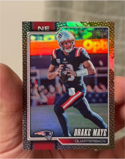 2026 Topps #136 Drake Maye — front