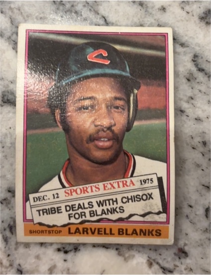 1976 Topps Traded #127T Larvell Blanks — front