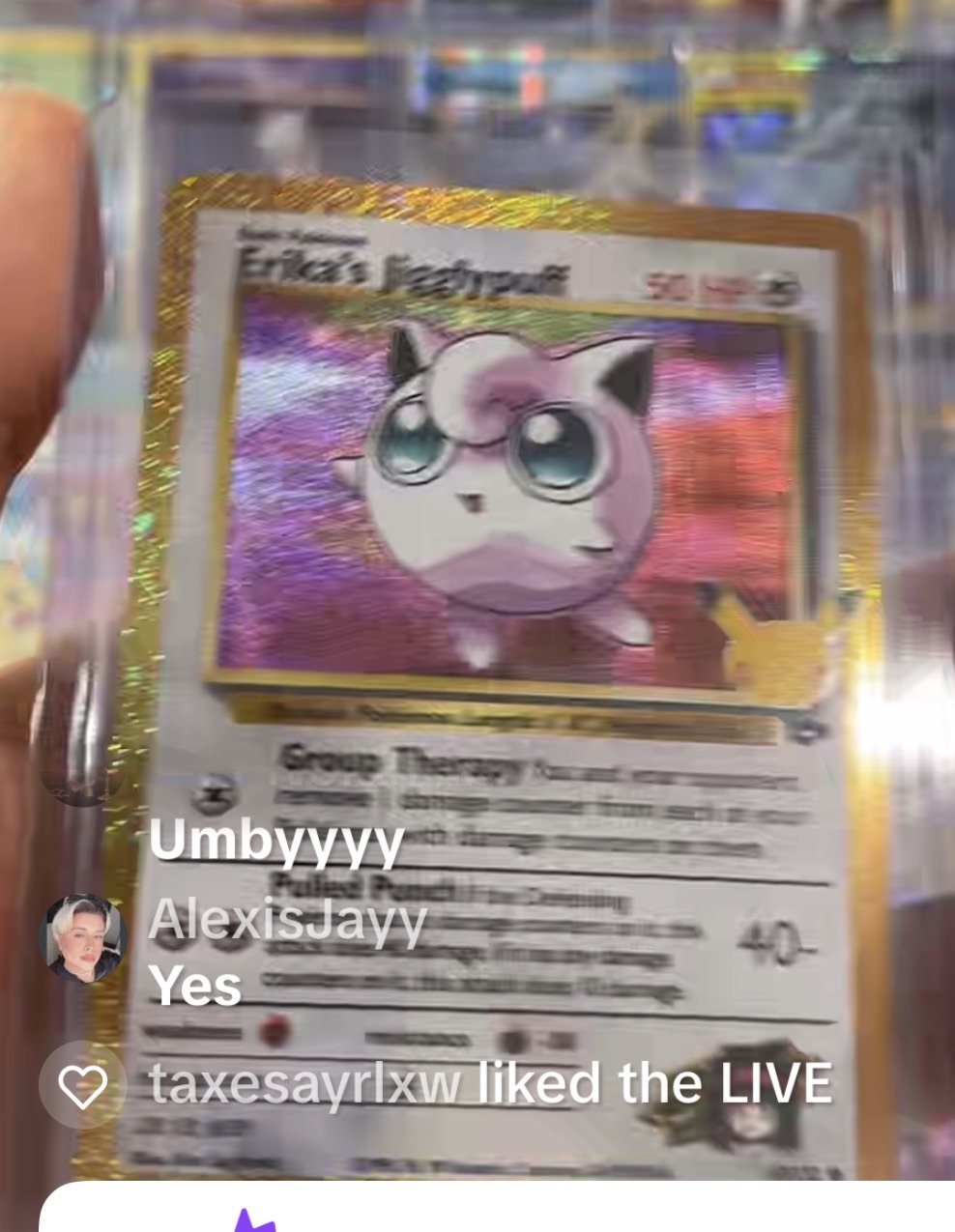 Erika's Jigglypuff 69/132 30th Anniversary — front