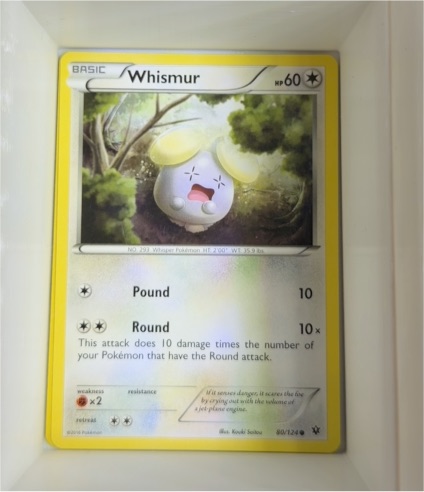 2016 Pokemon XY Fates Collide #80 Whismur — front