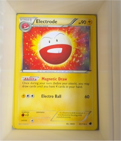 2013 Pokémon Black & White Plasma Freeze #33 Electrode — front