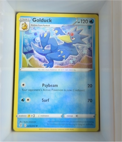 2021 Pokémon Evolving Skies #025 Golduck — front