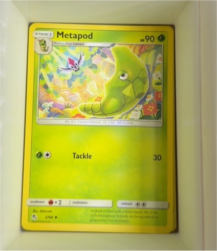 2019 Pokémon Hidden Fates #2 Metapod — front