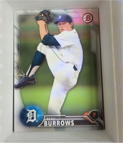 2016 Bowman Chrome Prospects #BCP76 Beau Burrows — front