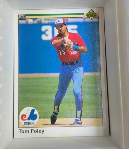 1990 Upper Deck #489 Tom Foley — front