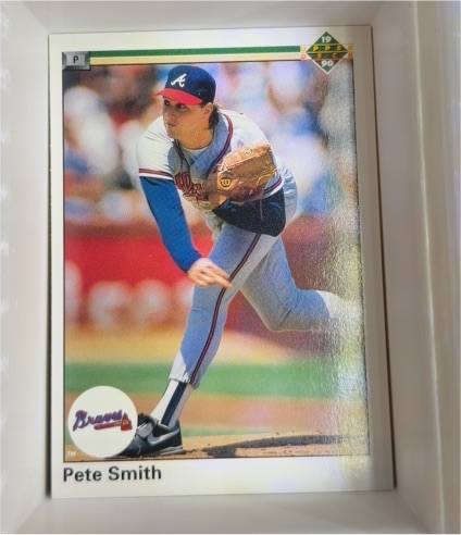 1990 Upper Deck #613 Pete Smith — front