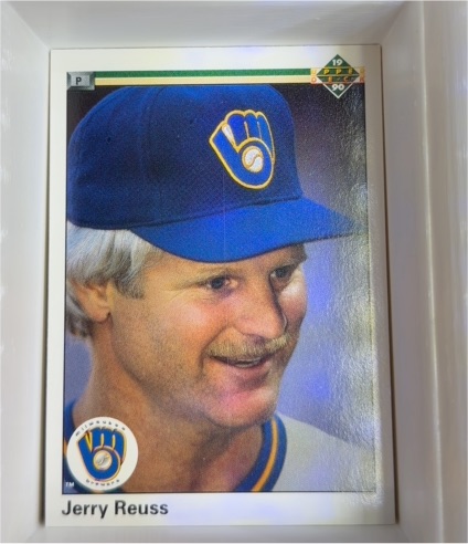 1990 Upper Deck #96 Jerry Reuss Milwaukee Brewers — front