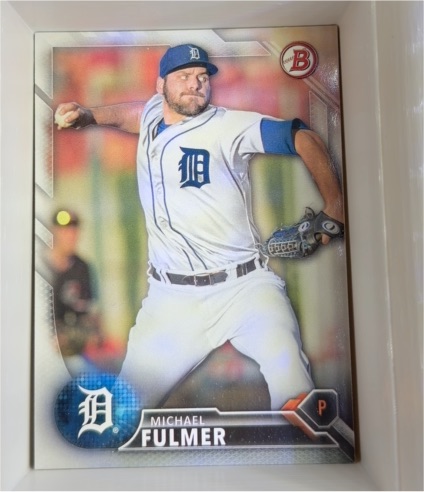 2016 Bowman Chrome #BCP91 Michael Fulmer — front