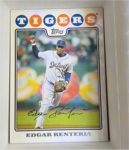 2008 Topps #290 Edgar Renteria Detroit Tigers — front