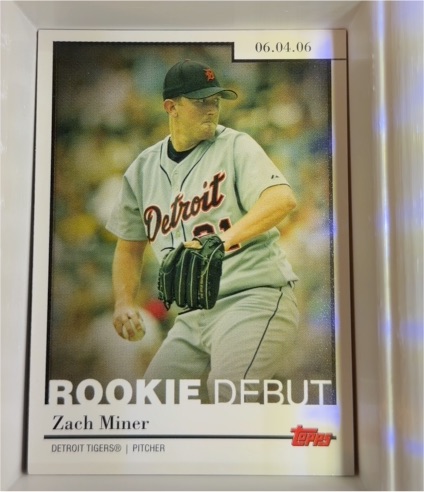 2006 Topps Updates & Highlights Rookie Debut #RD-36 Zach Miner — front