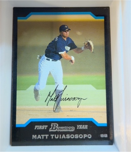 2004 Bowman Draft Picks & Prospects #BDP79 Matt Tuiasosopo — front