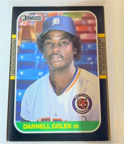 1987 Donruss #230 Darnell Coles Detroit Tigers — front