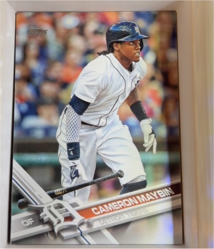 2017 Topps #102 Cameron Maybin — front