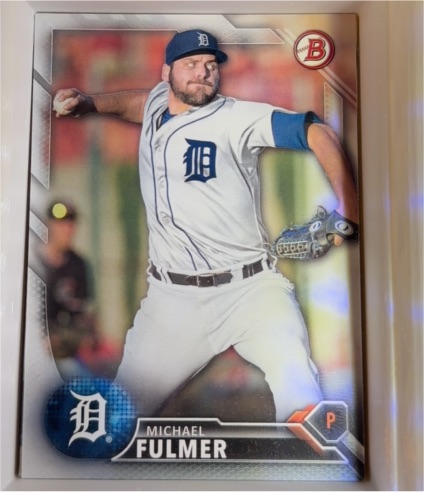 2016 Bowman #BP91 Michael Fulmer — front