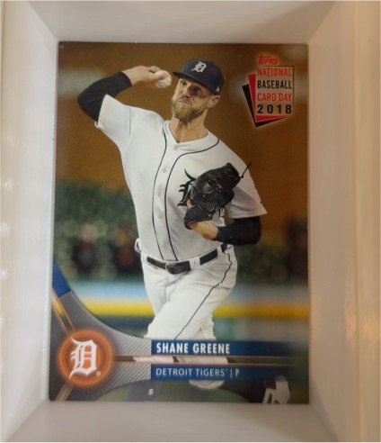 2018 Topps National Baseball Card Day Shane Greene — front