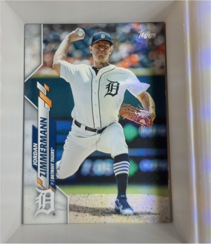2020 Topps #294 Jordan Zimmermann — front