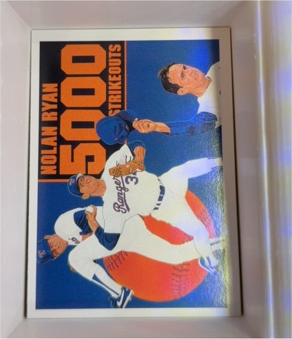 1990 Upper Deck #34 Nolan Ryan 5000 Strikeouts — front