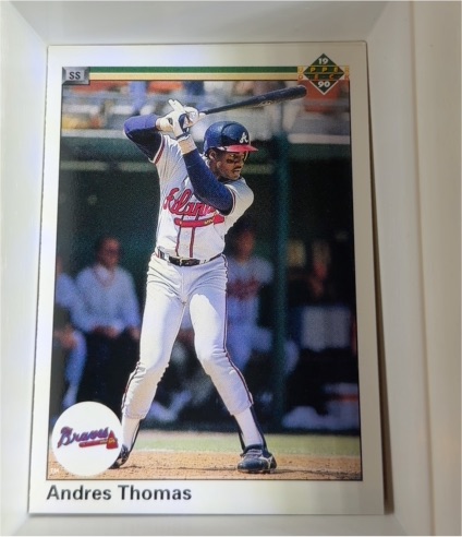1990 Upper Deck #212 Andres Thomas — front