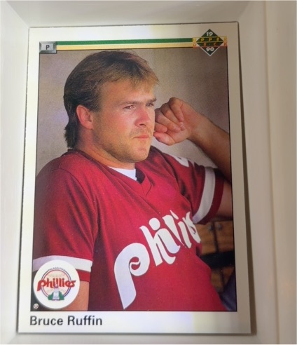 1990 Upper Deck #580 Bruce Ruffin Philadelphia Phillies — front