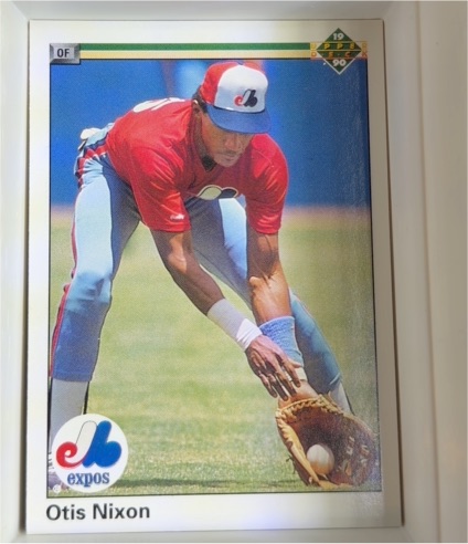 1990 Upper Deck #379 Otis Nixon — front