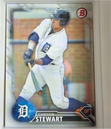 2016 Bowman #BP87 Christin Stewart — front