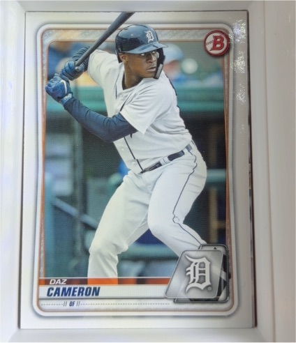 2020 Bowman Chrome Prospects #BCP-45 Daz Cameron — front