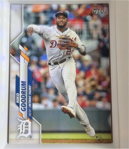 2020 Topps Series 1 #105 Niko Goodrum — front