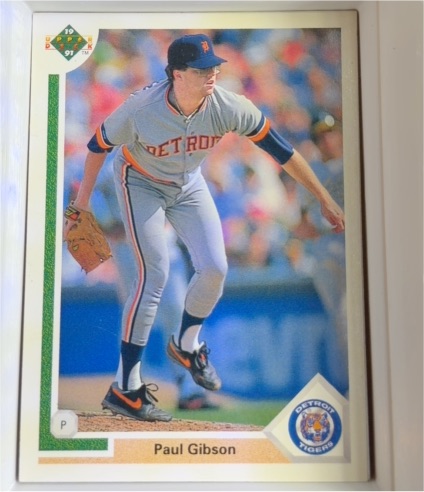 1991 Upper Deck #579 Paul Gibson — front