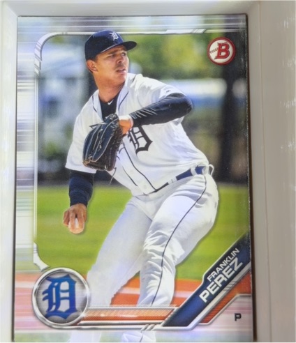 2019 Bowman Chrome Prospects #BCP-56 Franklin Perez — front